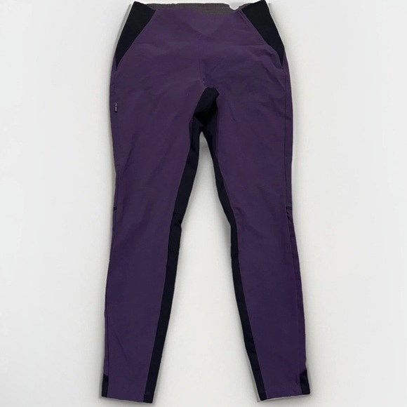Mountain Hardwear Women's CHOCKSTONE NIGHT IRIS PURPLE TIGHTS Pants S UPF 50 - Picture 1 of 11